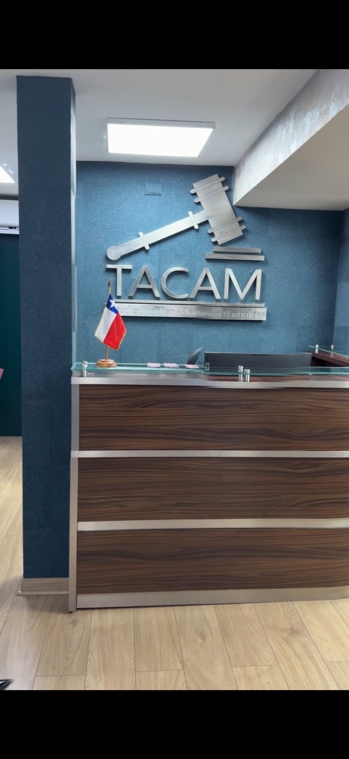 Recepción de las oficinas de TACAM en Antofagasta